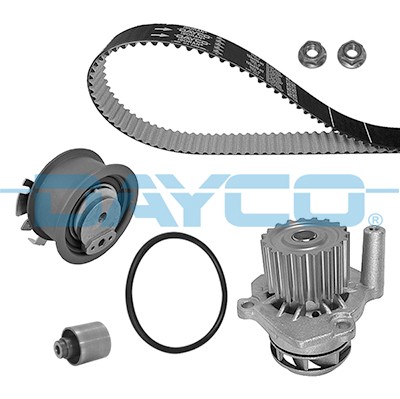 dayco-ktbwp2964-водна-помпа-к-кт-ангренажен-ремък.jpg DAYCO KTBWP2964 водна помпа+ к-кт ангренажен ремък - Image 1